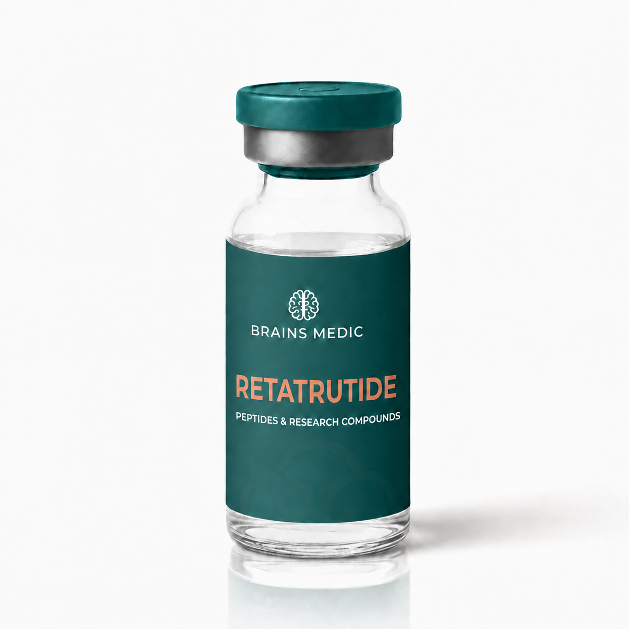Retatrutide product packaging - Brains Medic