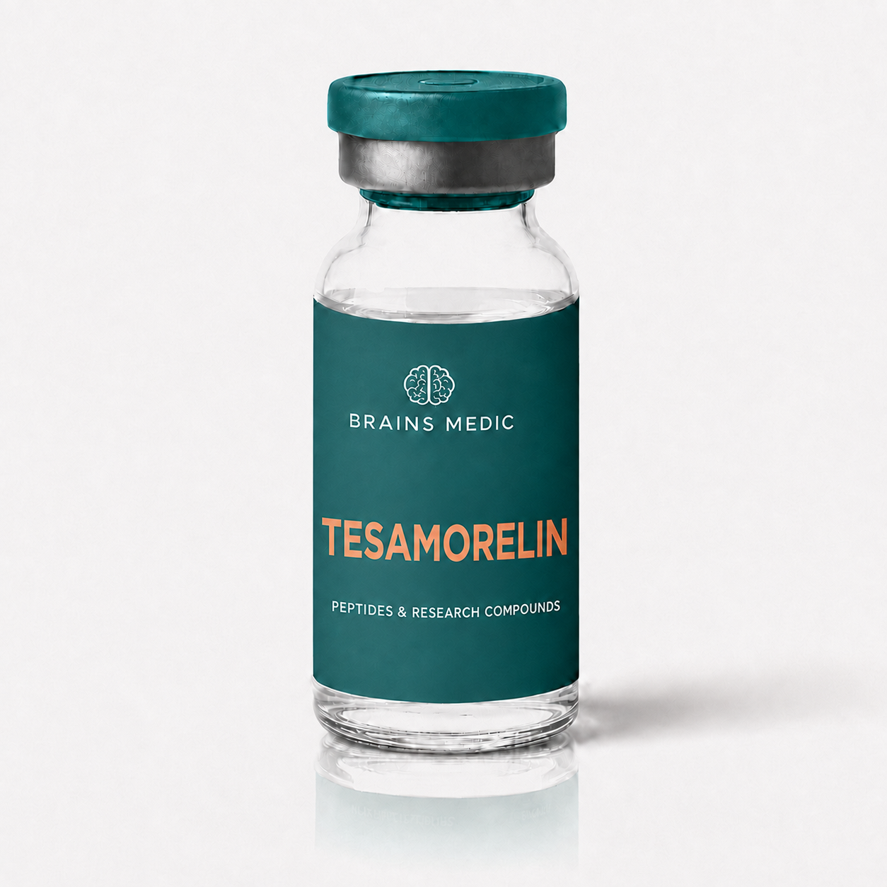 Tesamorelin product packaging - Brains Medic